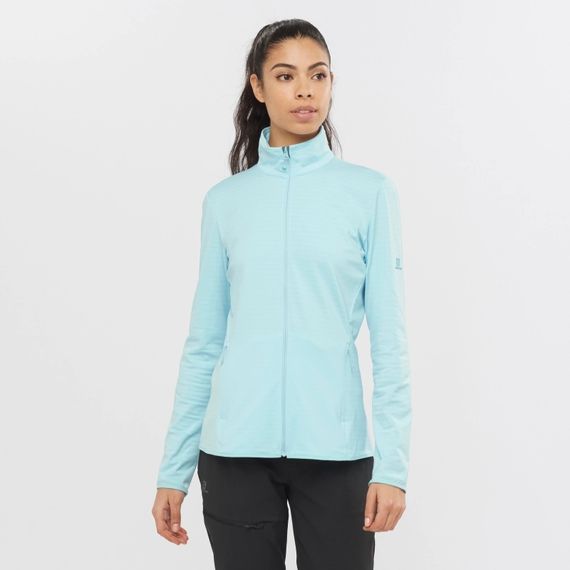 OUTRACK FULL ZIP MID Crystal Blue